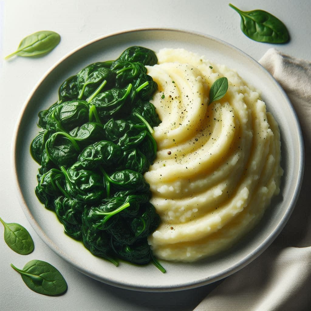 Ispanak & Patates Püresi