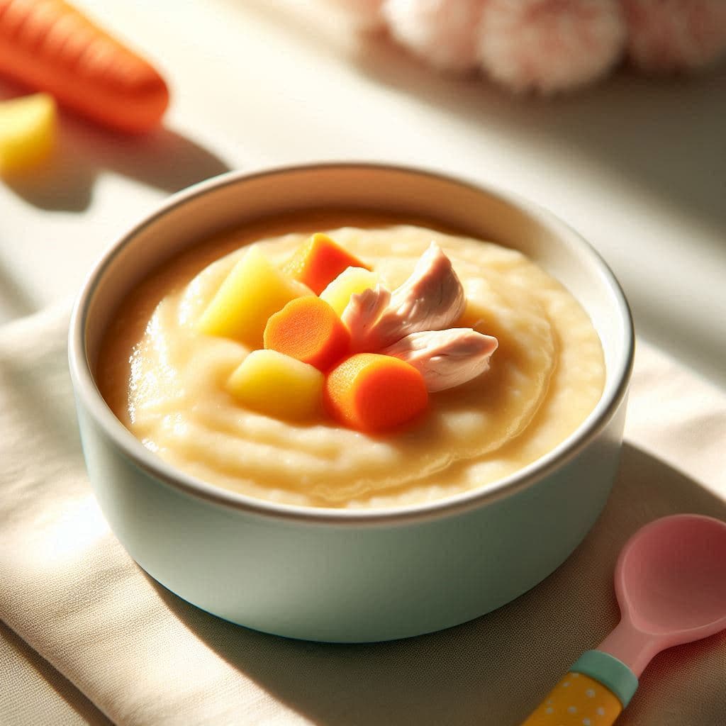 Tavuk ve Sebze Püresi