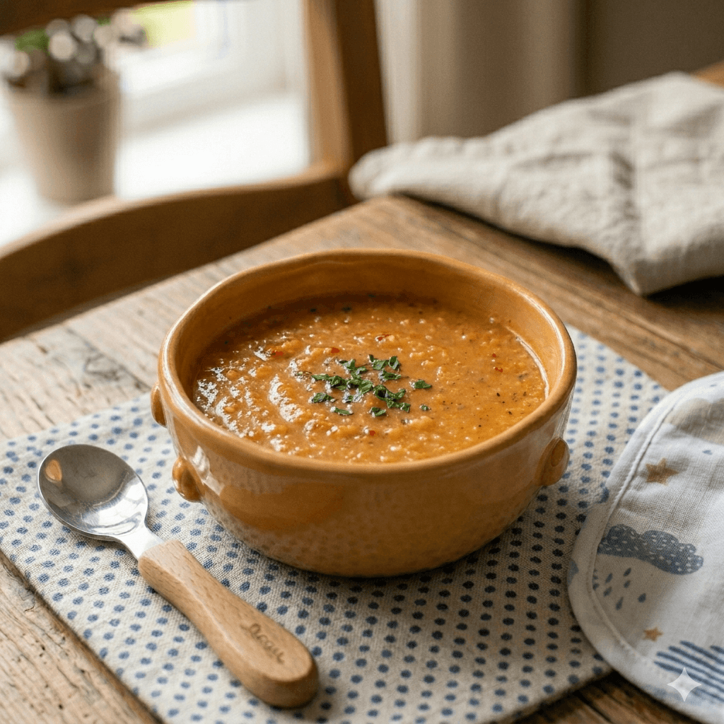 Ev Yapımı Tarhana Çorbası (Bebek)